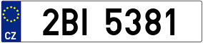 Truck License Plate